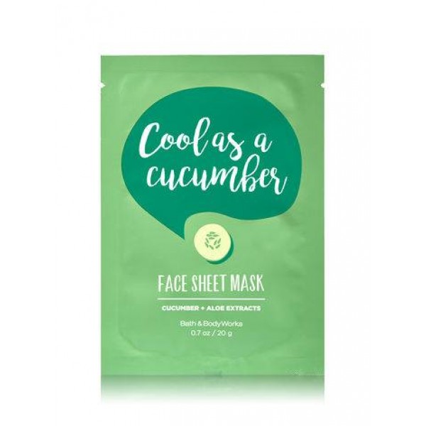 MS: 0501774 - Mặt Nạ - Bath & Body Works - Cucumber + Aloe Extracts