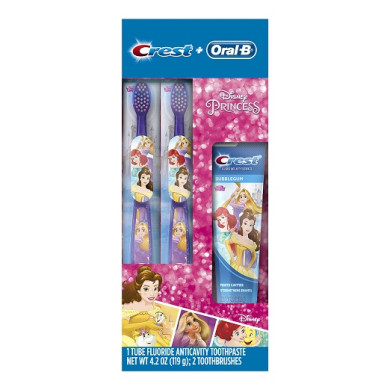 MS: 0504229 - Bộ 02 bàn chải đánh răng Oral-B + Kem đánh răng Crest - Disney Princess MS: 0504229 - Bộ 02 bàn chải đánh răng Oral-B + Kem đánh răng Crest - Disney Princess