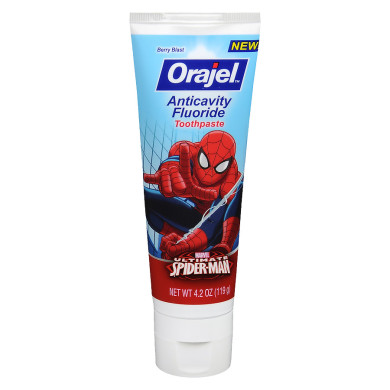 MS: 0504102 - Kem Đánh Răng Trẻ Em ORAJEL Spider Man MS: 0504102 - Kem Đánh Răng Trẻ Em ORAJEL Spider Man